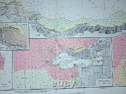 Original 1943 German U-Boat secret map, Italy Sicily Kriegsmarine op. Husky RARE