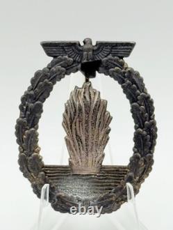 Original Authentic WW2 German Kriegsmarine Minesweeper Badge! Good Condition