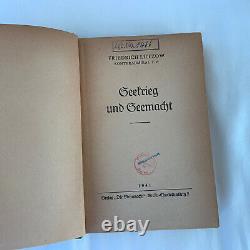 Original Book WW2 German Seekrieg Und Seemacht Kriegsmarine 1941 Illustrated