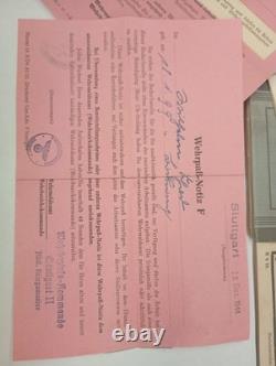 Original German WW1 Militärpass And WW2 Wehrpass Military Kriegsmarine Passport