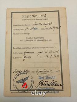 Original German WW1 Militärpass And WW2 Wehrpass Military Kriegsmarine Passport