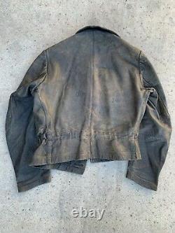 Original German WW2 Kriegsmarine Luftwaffe fallschirmjäger leather jacket