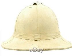 Original German WWII Kriegsmarine Italian Sun Helmet Dated 1941Named