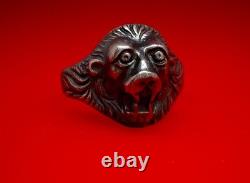 Original WW2 German 1938 military Kriegsmarine Navy U-boat war Silver 800 Ring