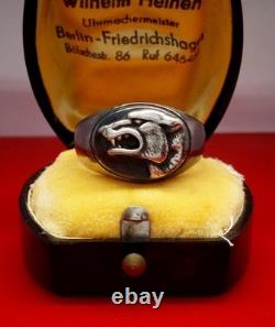 Original WW2 German 1940 Navy Kriegsmarine U-boat war convoy Wolfpack Silver 835