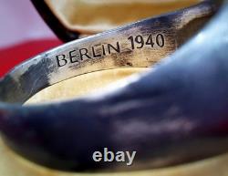 Original WW2 German 1940 Navy Kriegsmarine U-boat war convoy Wolfpack Silver 835