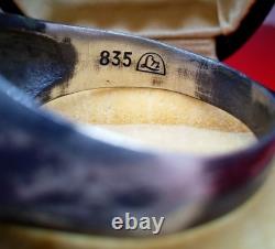 Original WW2 German 1940 Navy Kriegsmarine U-boat war convoy Wolfpack Silver 835