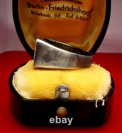 Original WW2 German 1942 Kriegsmarine 2 Unterseeboot Flotille Submariner Ring