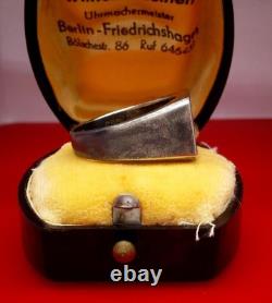 Original WW2 German 1942 Kriegsmarine 2 Unterseeboot Flotille Submariner Ring