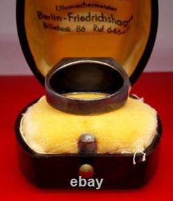 Original WW2 German 1942 Kriegsmarine 2 Unterseeboot Flotille Submariner Ring