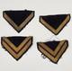 Original WW2 German Kriegsmarine Chevron Patch Lot Gefreiter Obergefreiter Navy