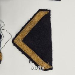 Original WW2 German Kriegsmarine Chevron Patch Lot Gefreiter Obergefreiter Navy