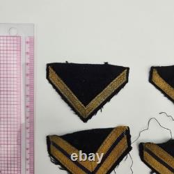 Original WW2 German Kriegsmarine Chevron Patch Lot Gefreiter Obergefreiter Navy