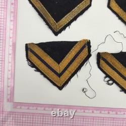 Original WW2 German Kriegsmarine Chevron Patch Lot Gefreiter Obergefreiter Navy
