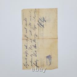 Original WW2 German Kriegsmarine Hospital Intake Form 1945 Seeko Nordjutland May