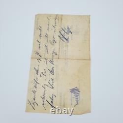 Original WW2 German Kriegsmarine Hospital Intake Form 1945 Seeko Nordjutland May