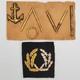 Original WWII German Kriegsmarine Gold Bullion Uniform Embroidery Sample Navy