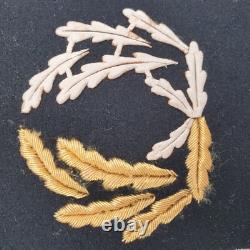 Original WWII German Kriegsmarine Gold Bullion Uniform Embroidery Sample Navy