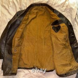Original WWII German Kriegsmarine U-Boat Officer's Leather Jacket Adefa product