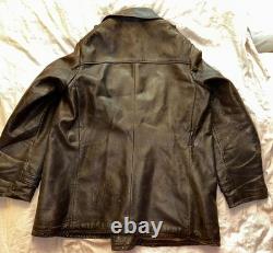 Original WWII German Kriegsmarine U-Boat Officer's Leather Jacket Adefa product