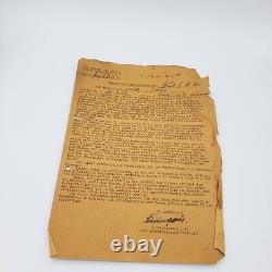 Original WWII WW2 German Kriegsmarine volunteer acceptance paper navy document