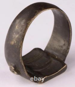 Original Ww 2 German Kriegsmarine 1943 U-844 Conning Tower Emblem Ring