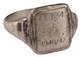 Original Ww 2 German Kriegsmarine U-124 Frog Conning Tower Emblem Ring / 1940-42