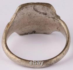 Original Ww 2 German Kriegsmarine U-124 Frog Conning Tower Emblem Ring / 1940-42