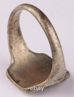 Original Ww 2 German Kriegsmarine U-124 Frog Conning Tower Emblem Ring / 1940-42