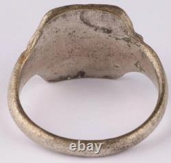 Original Ww 2 German Kriegsmarine U-124 Frog Conning Tower Emblem Ring / 1940-42