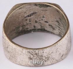 Original Ww 2 German Kriegsmarine U-143 Black Beetle Conning Tower Emblem Ring