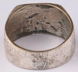 Original Ww 2 German Kriegsmarine U-143 Black Beetle Conning Tower Emblem Ring