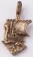 Original Ww 2 German Kriegsmarine U-199 Pendant With Onyx Gemstone Drgm Marked