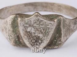 Original Ww 2 German Kriegsmarine U-255 Fox Conning Tower Emblem Ring