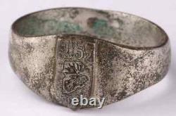 Original Ww 2 German Kriegsmarine U-59 Conning Tower Emblem Ring