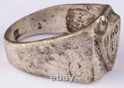 Original Ww 2 German Kriegsmarine U-60 Conning Tower Emblem Ring
