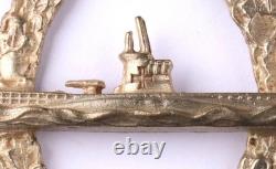 Original Ww2 German Kriegsmarine U-9 U-boat Pendant / U-9 And Drgm Marked
