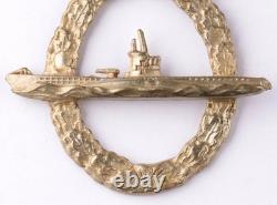 Original Ww2 German Kriegsmarine U-9 U-boat Pendant / U-9 And Drgm Marked