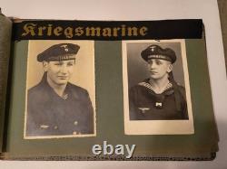 Original ww 2 german militaria photo album kriegsmarine