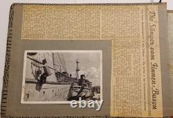Original ww 2 german militaria photo álbum kriegsmarine 122 photos