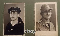 Original ww 2 german militaria photo álbum kriegsmarine 122 photos