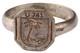 Palm U741 U-boat WW2 German ring naval submarine U-Boot Kriegsmarine Navy WWII