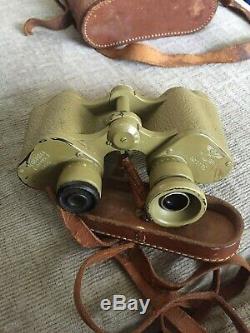RARE GERMAN WWII Kriegsmarine NAVY ARTILLERY CARL ZEISS JENA 6x30 binoculars