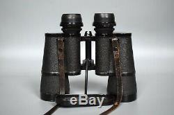 RARE Vintage WWII German 7x50 Kriegsmarine Gas Mask Binoculars BLC Zeiss U-Boat
