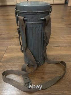 Rare German WW2 Kriegsmarine Gas Mask Canister