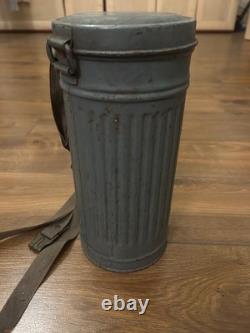 Rare German WW2 Kriegsmarine Gas Mask Canister