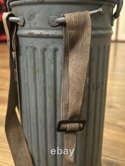 Rare German WW2 Kriegsmarine Gas Mask Canister