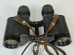 Rare! German WWII 6x30 OIGEE Troigigant Binoculars D. R. P. With Leather Case #33