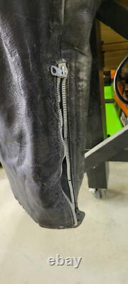 Rare German WWII Leather Kriegsmarine Submarine Sailor's Coverall-Vintage