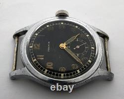 Rare Military Wristwatch German Army FRENCA DU period WW2 DH